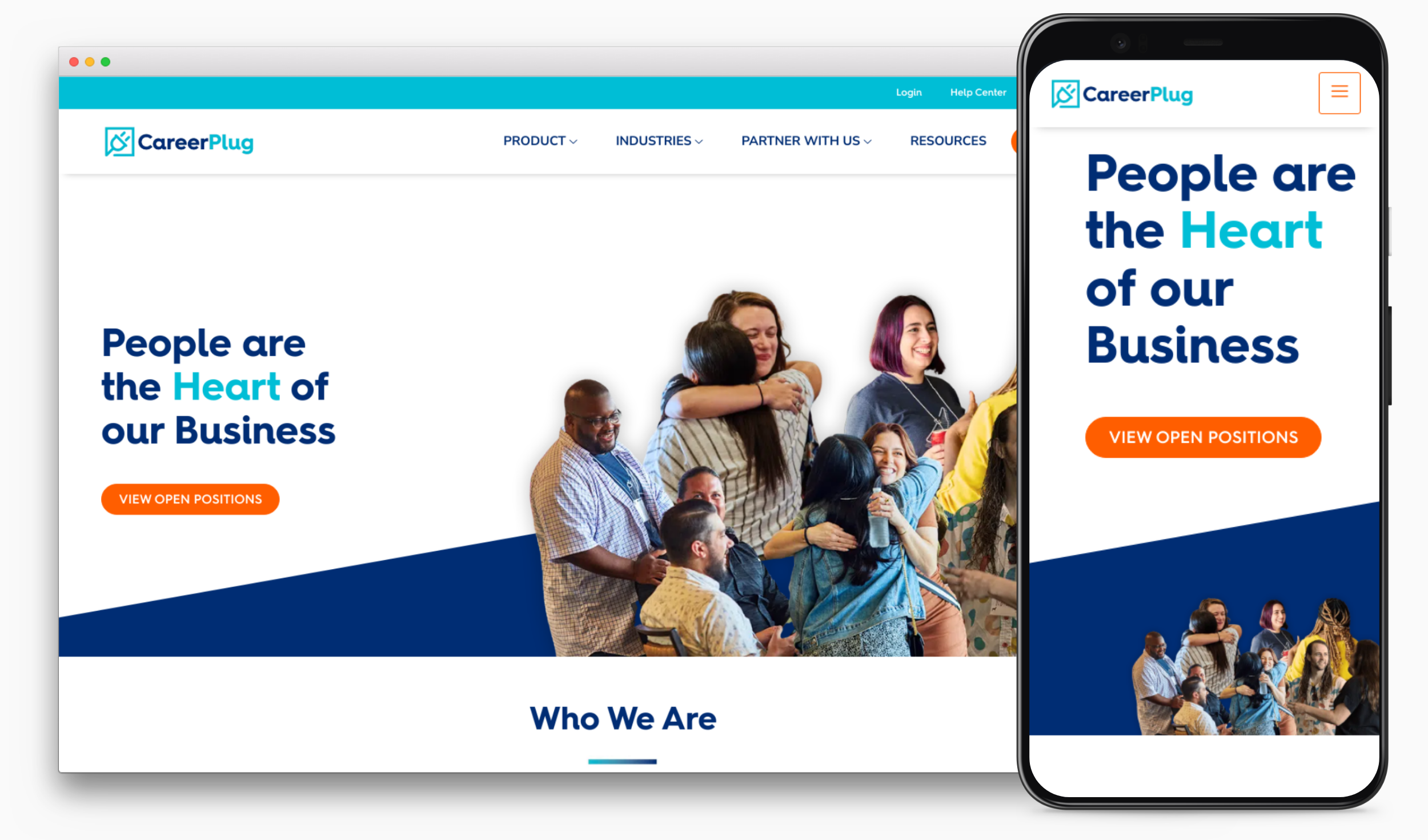 CareerPlug Careers Page Mockup