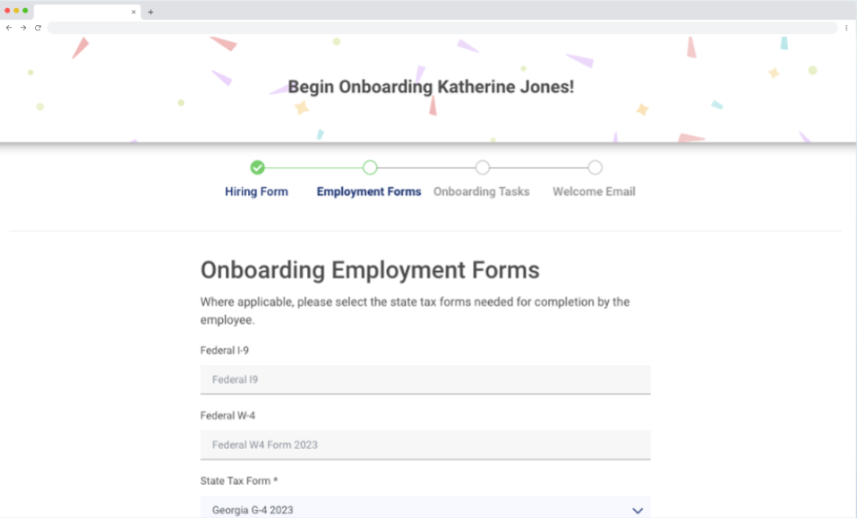 Onboarding and Team Management